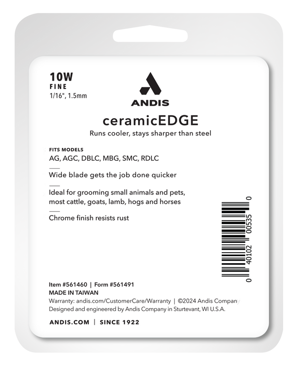 Andis Blade Ceramic Edge - Size 10W