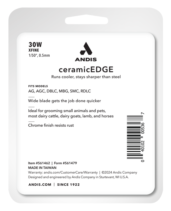 Andis Blade Ceramic Edge - Size 30W