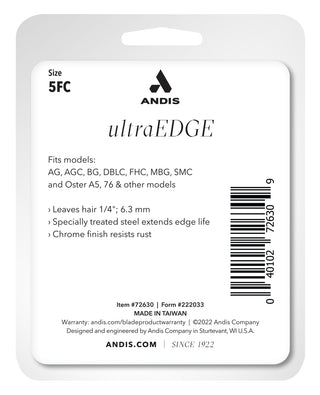 Andis Blade UltraEdge - Size 5FC. - Artemis Grooming Supplies