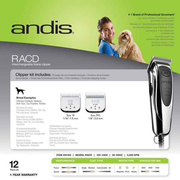 Andis Clipper RACD - Artemis Grooming Supplies