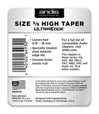 Andis Blade UltraEdge - Size 5/8HT - Artemis Grooming Supplies