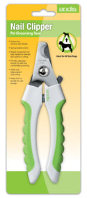 Andis Nail Clipper Large - White/Lime Green - Artemis Grooming Supplies