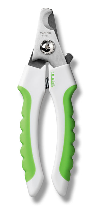 Andis Nail Clipper Large - White/Lime Green - Artemis Grooming Supplies