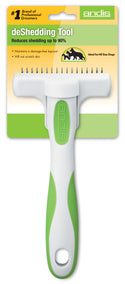 Andis Deshedding Tool - White/Lime Green - Artemis Grooming Supplies