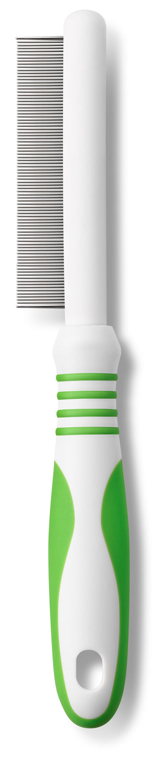 Andis Flea Comb - White/Lime Green - Artemis Grooming Supplies