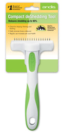 Andis Deshedding Tool Compact - White/Lime Green - Artemis Grooming Supplies